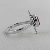 Tourmaline Silver Ring