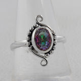 Tourmaline Silver Ring