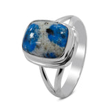 K2 Jasper Sterling Silver Handmade Ring