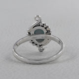 Tourmaline Silver Ring