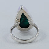 Green Malachite Sterling Silver Handmade Ring