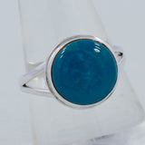 Chrysocolla Gemstone Silver Ring