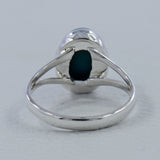 Chrysocolla Gemstone Silver Ring