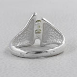 Peridot Silver Ring