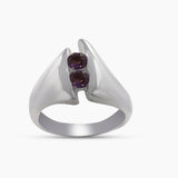 925 Sterling Silver Garnet Rings