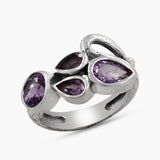 925 Sterling Silver Amethyst Rings