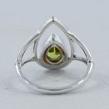 Citrine Gemstone Silver Ring