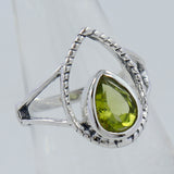 Citrine Gemstone Silver Ring