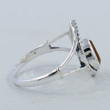 Citrine Gemstone Silver Ring