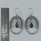 Labradorite Silver Earrings