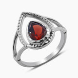 Citrine Gemstone Silver Rings