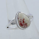 Pink Thulite Gemstone Silver Ring