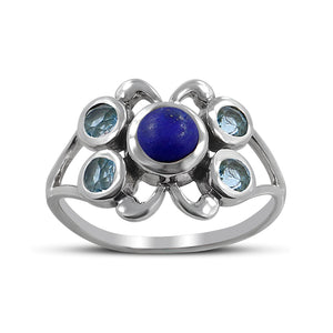 Lapis Lazuli Silver Ring