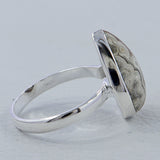 Crazy Lace Agate Silver Handmade Ring