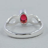 Natural Tourmaline Silver Ring