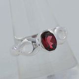 Natural Tourmaline Silver Ring