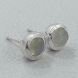 Mystic Quartz Studs Silver Earrings