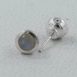 Mystic Quartz Studs Silver Earrings