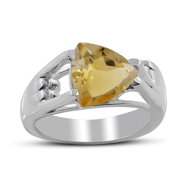 Natural Garnet Silver Rings