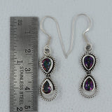 Crystal Quartz Silver Earrings