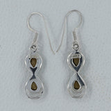 Crystal Quartz Silver Earrings