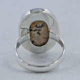 Russian Dendritic Opal Sterling Silver Ring