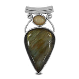 925 Sterling Silver Labradorite Pendant