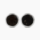 Mystic Quartz Silver Studs Earrings