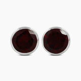 Mystic Quartz Silver Studs Earrings