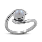 Rainbow Moonstone Sterling Silver Ring