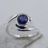 Rainbow Moonstone Sterling Silver Ring