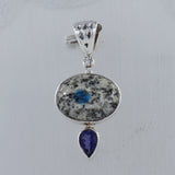 K2 Jasper 925 Sterling Silver Pendant