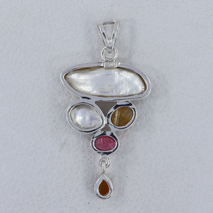 Natural Freshwater Pearl Silver Pendants