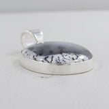 Dendritic Opal Gemstone Silver Pendant