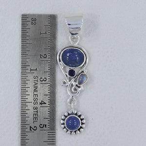 925 Sterling Silver Tanzanite Pendant