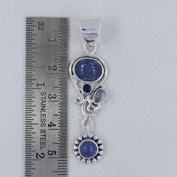 925 Sterling Silver Tanzanite Pendant