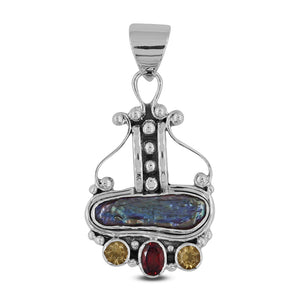 925 Sterling Silver Natural Pearl Pendant