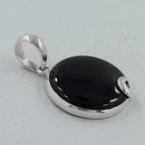 Black Onyx 925 Sterling Silver Pendant