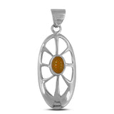 Ethiopian Opal Silver Pendant