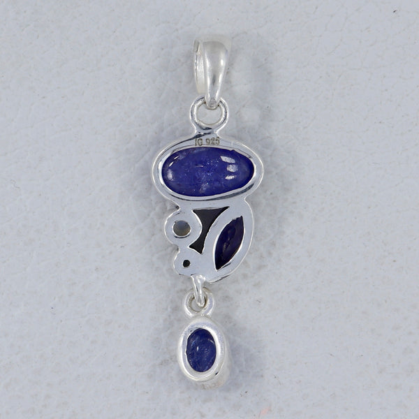 925 Sterling Silver Tanzanite Pendants