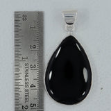 925 Silver Black Onyx Pendant