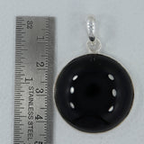 925 Silver Black Onyx Pendant