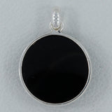 925 Silver Black Onyx Pendant