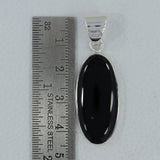 925 Silver Black Onyx Pendant