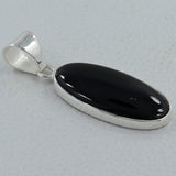 925 Silver Black Onyx Pendant