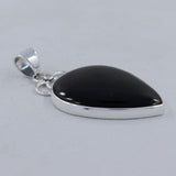 925 Sterling Silver Black Onyx Pendant