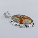 925 Sterling Silver Rhyolite Pendant