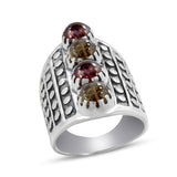 Tourmaline Gemstone Sterling Silver Ring