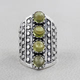 925 Silver Tourmaline Ring