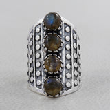 925 Silver Tourmaline Ring